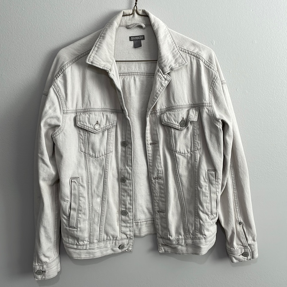 H&M twill jacket in natural